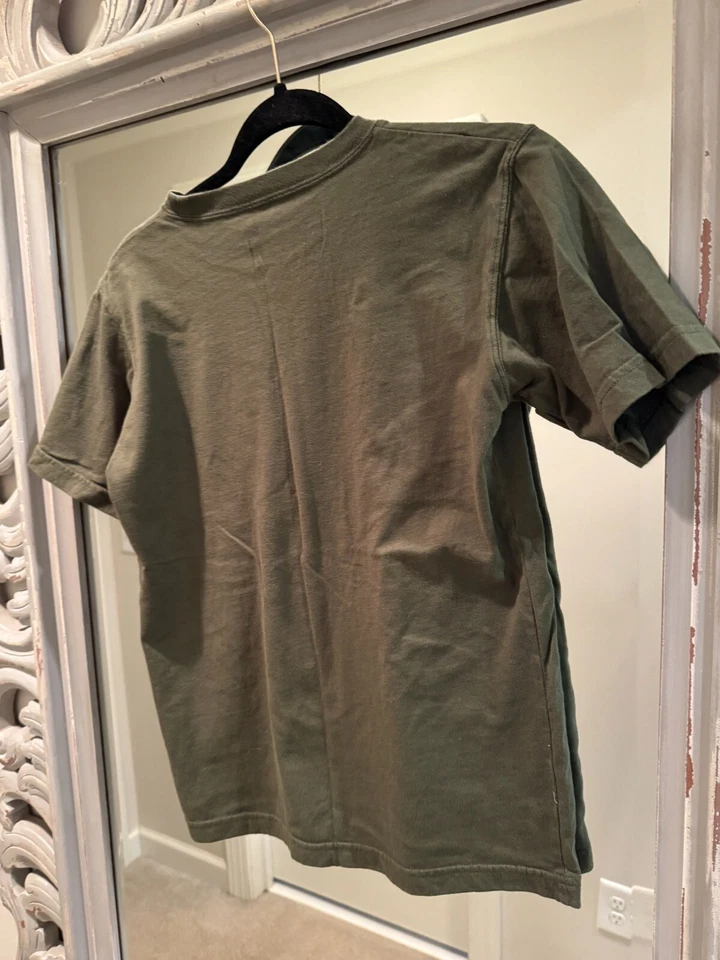 Wes and Willy Youth Green Hockey Hat Trick T-Shirt - Size M (cotton) - Image 2 of 3