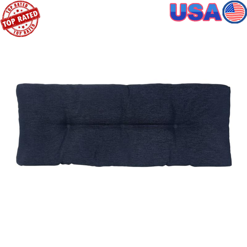 Non-Slip Tufted Bench Cushion 43in Universal Pad For Indoor Outdoor Use