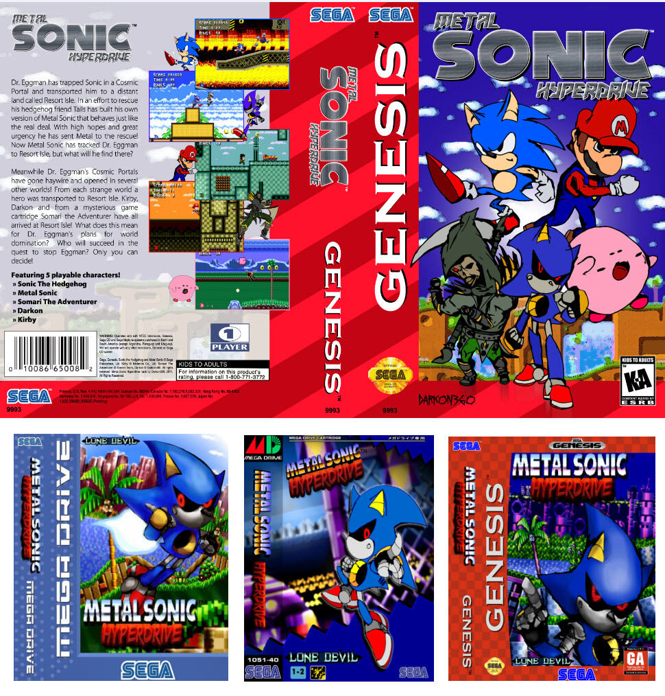 Metal Sonic Hyperdrive (los spel, niet origineel)