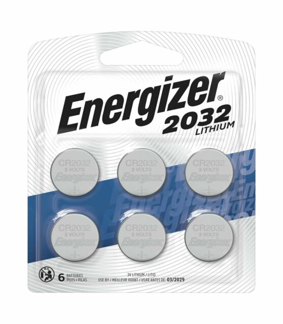 Energizer 2032BP-6 Energizer Lithium 2032 Battery, 6 Count, 0.02 kg 6-COUNT