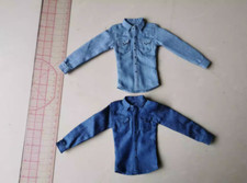 E1-2 1/6 Male Denim Shirt Model (2 Color) for 12'' Narrow Shoulder Figure