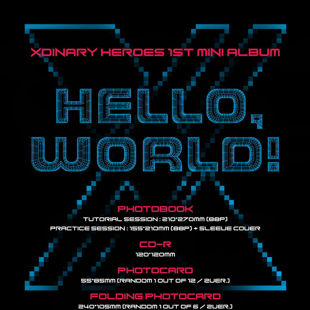 Xdinary Heroes Hello,World! 1st Mini Album 2SET CD+Photobook