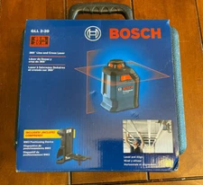 NEW  Bosch 65' 360-Degree Line & Cross Red Laser LEVEL W/ CARRYING CASE  GLL 2-2