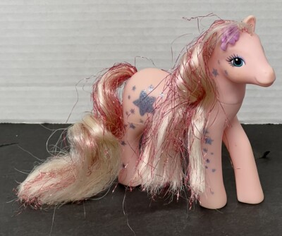 VTG My Little Pony Glittery Sweetheart Sister Ponies Sun Blossom G1 Sunblossum