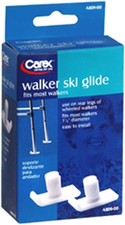 Carex Health Brands Fga80900 White Walker Ski Glides