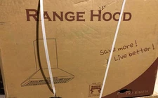 AKDY RH0259 30 in.Convertible Kitchen Island Mount Range Hood in Stainless Steel