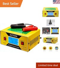 Professional-Level Smart Battery Charger with Upgraded Clamps & Safety Features