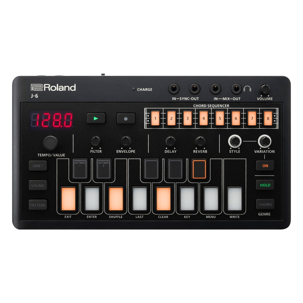 ※ジャンク品　ROLAND J-6 Roland Aira J-6 Compact Chord Synthesizer - Black for sale