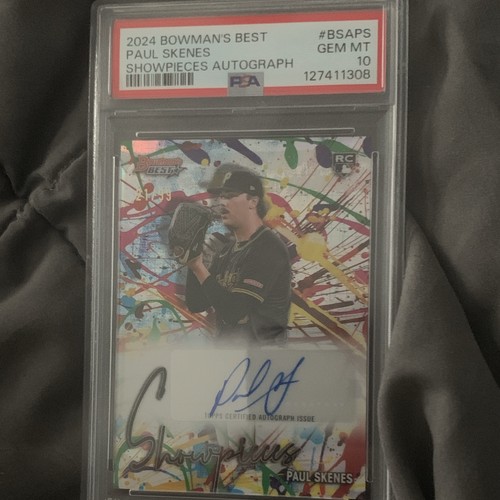 Paul Skenes #BSA-PS 2024 Bowman’s Best Showpieces Autograph card