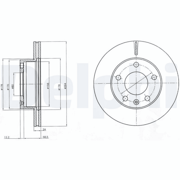 2X Bremsscheibe Vorderachse FüR LDV Maxus Kasten Pritsche/Fahrgestell Bus-image