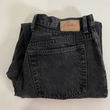 Jeanswest Womens Faded Black Vintage denim High Mom Jeans size 10 Measured VGC