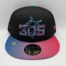 Miami Marlins New Era 59FIFTY 2025 City Connect On-Field Fitted Hat 7 5/8