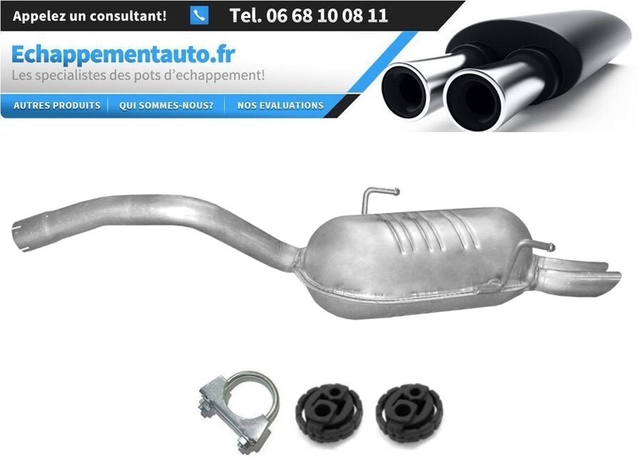 Silencieux Lancia Phedra 2.0-2.2 JTD réduisant le bruit moteur