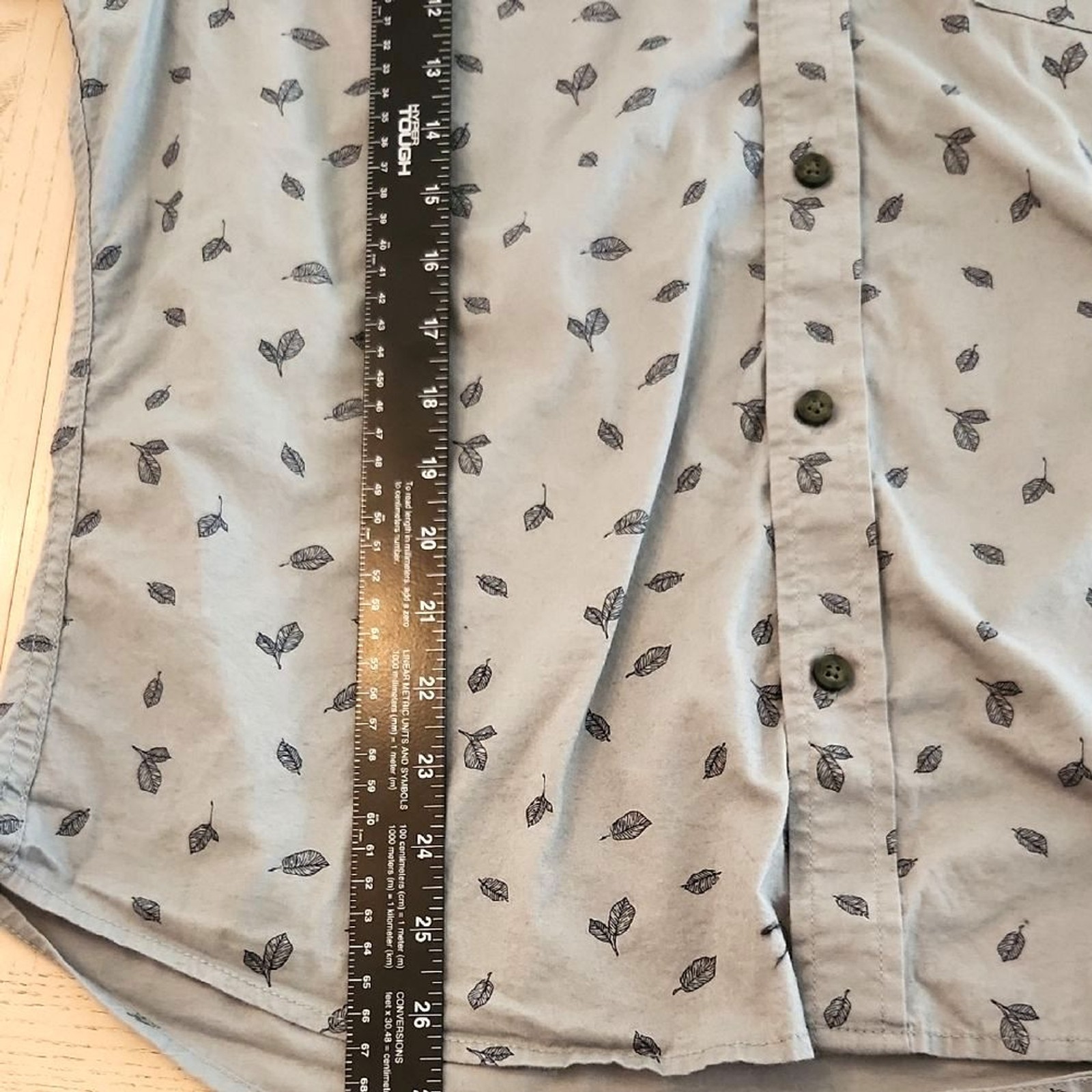 Goodfellow & Co Green Patterned Button Down Shirt… - image 6