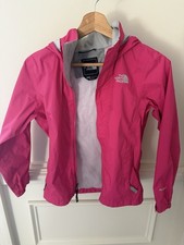 Girls North face Rain Jacket, Medium