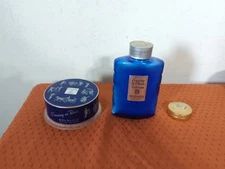 Vnt Evening in Paris Bourjois Face Powder 2 5/8oz, Talcom 3 1/4 oz, Blush Sealed