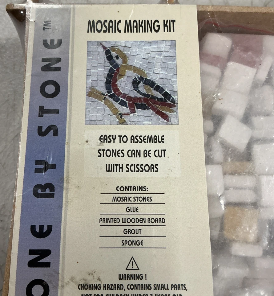 Stone By Stone Mosaic Making Kit Bird #102 NEW - Image 4 of 4