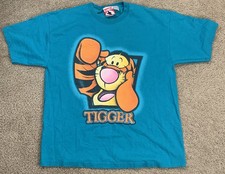 VTG Disney Adult Large Winnie The Pooh Short Sleeve Graphic Tee Shirt Tigger