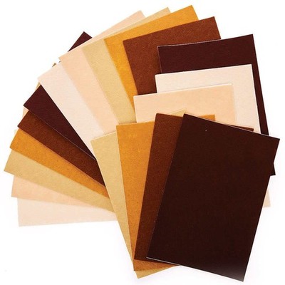 FX201 Selbstklebende Filz Platten in 6 Hautfarben18er Pack, 22 cm x 15 cm Fil...