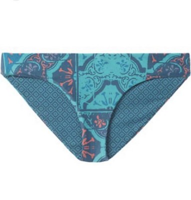 Prana Marta Reversible Bikini Bottoms Lagos Lisbon Swim NEW Large