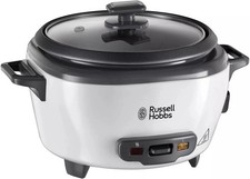 Russell Hobbs Medium Rice Cooker Vegetable Steamer 6 Servings Keep Warm - 27030