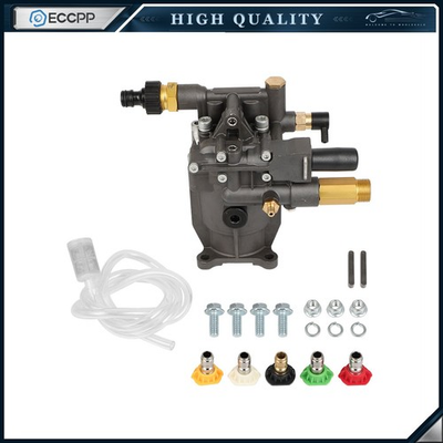 #ad Pressure Washer Pump Water Pump 3000 PSI 2.5 GPM 3 4quot; Shaft Horizontal $72.89