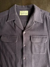 The GUILTY PARTIES Wacko Maria Japan Purple Shacket Shirt Sz L/M