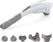 RENPHO Rechargeable Handheld Back Massager, Cordless Electric Neck Massage Tool