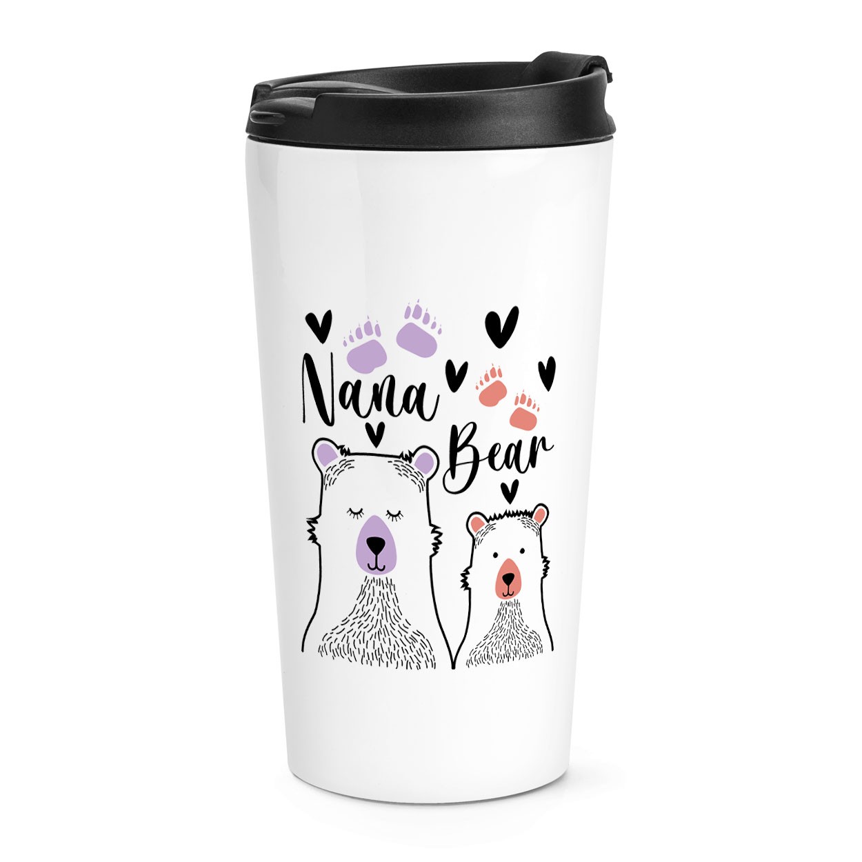 Nana Bear Travel Mug Cup Mother's Day World's Best Awesome Grandma Nanny Love