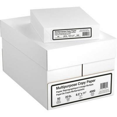 Multipurpose Copy & Printer Paper, Letter Size 8.5'' x 11'', 20 lb, 92 Bright, ...