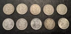 Lot of 10 Morgan Silver Dollars Nice Key Dates 1883-S, 1886-O, 1891-O, 1896-O