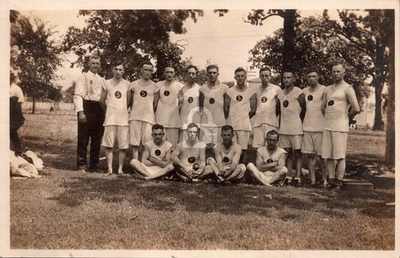 #ad Sandwich State Champion Hose Team IL Illinois 1916 RPPC Photo Postcard COPY $4.95