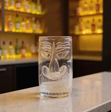 4 PCS Tiki Party Rocks Glassware – Retro Tiki Cocktail Cups