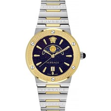Versace Men Chronograph Gray Stainless Steel Dress Watch  VEVE7G00223AC