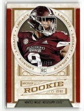 Montez Sweat Rookie 2019 Panini Legacy #200 Red #/299
