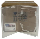 USDISC Console Game Case 24mm Univ Retro Cartridge, (Clear) Lot