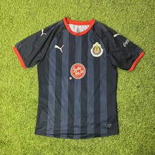 Puma 2018-19 Guadalajara Chivas Mexico Soccer Jersey Shirt Size Medium Futbol
