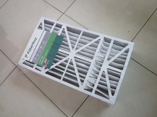 Filterbuy 16x28x6 Pleated Air Filters, Replacement for HVAC AC Furnace (MERV 8)