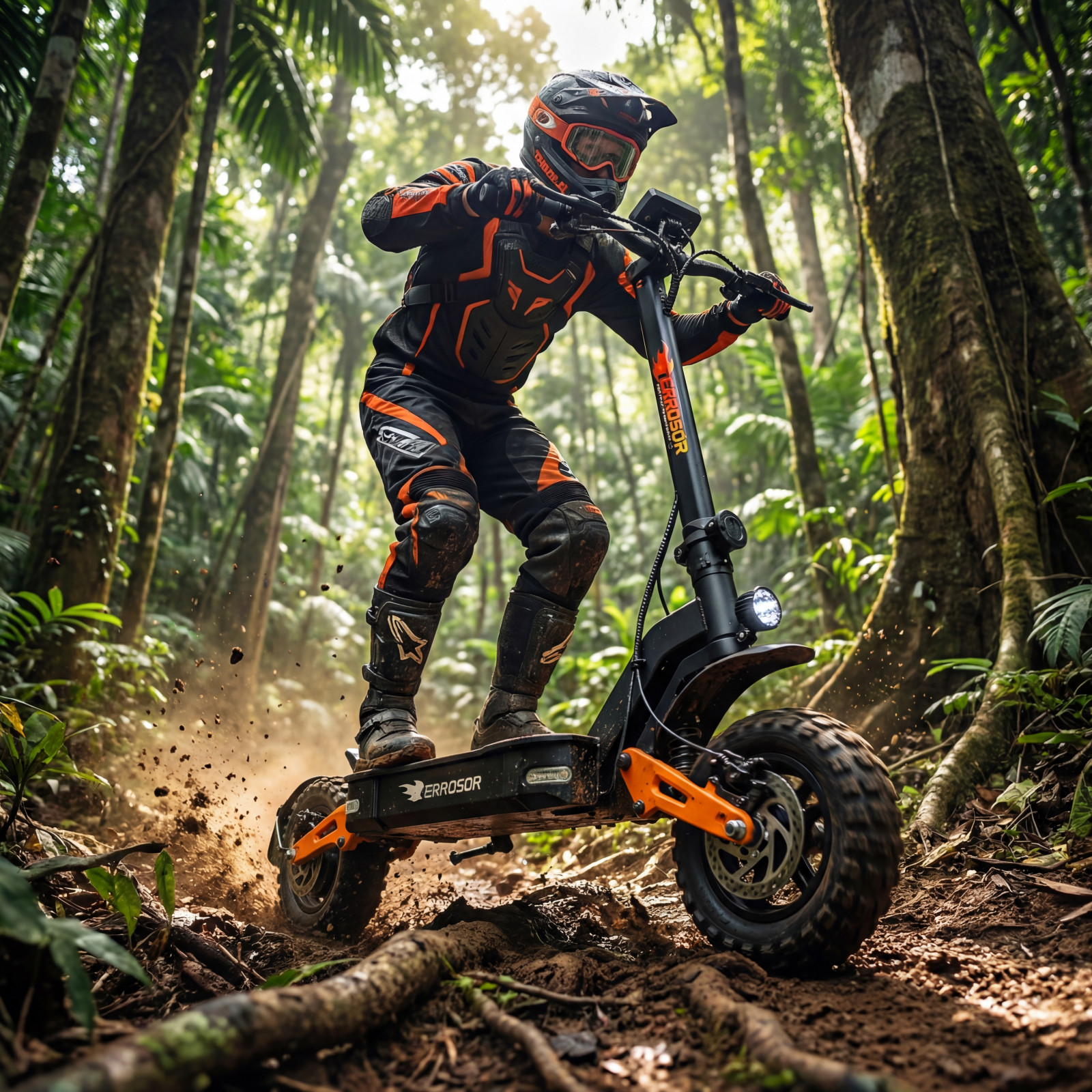 Electric Scooter for Adults 2000W Peak 48V 35Miles 11'' Off-road E-Scooter 35MPH
