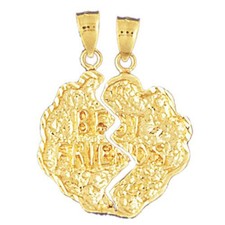 Best Friends Charm Pendant 14k Gold (6.6 Grams)