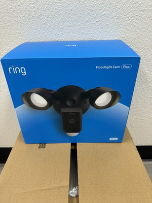 #ad #ad Ring Floodlight Cam Wired Plus Outdoor Full HD Surveillance Camera Black New $117.49