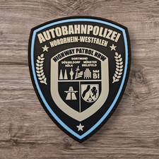 Autobahnpolizei NRW Rubber Patch Highway Patrol Germany Polizei Police 
