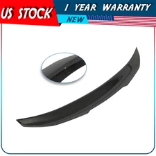 Carbon Color Rear Trunk Spoiler Wing Lip For 2014-2022 Infiniti Q50 PSM Style