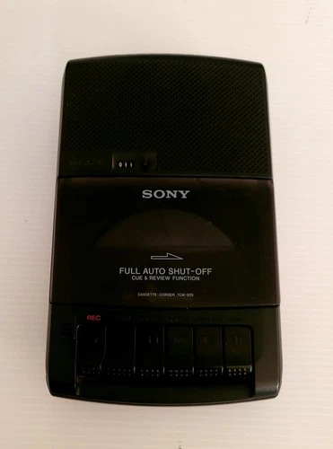 Vintage SONY Cassette Recorder Portable Tape Player TCM 929 Tested