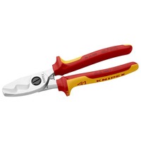 Knipex Kabelschere Mit Doppelschneide, Vde-Isoliert, 200 Mm 95 16 200