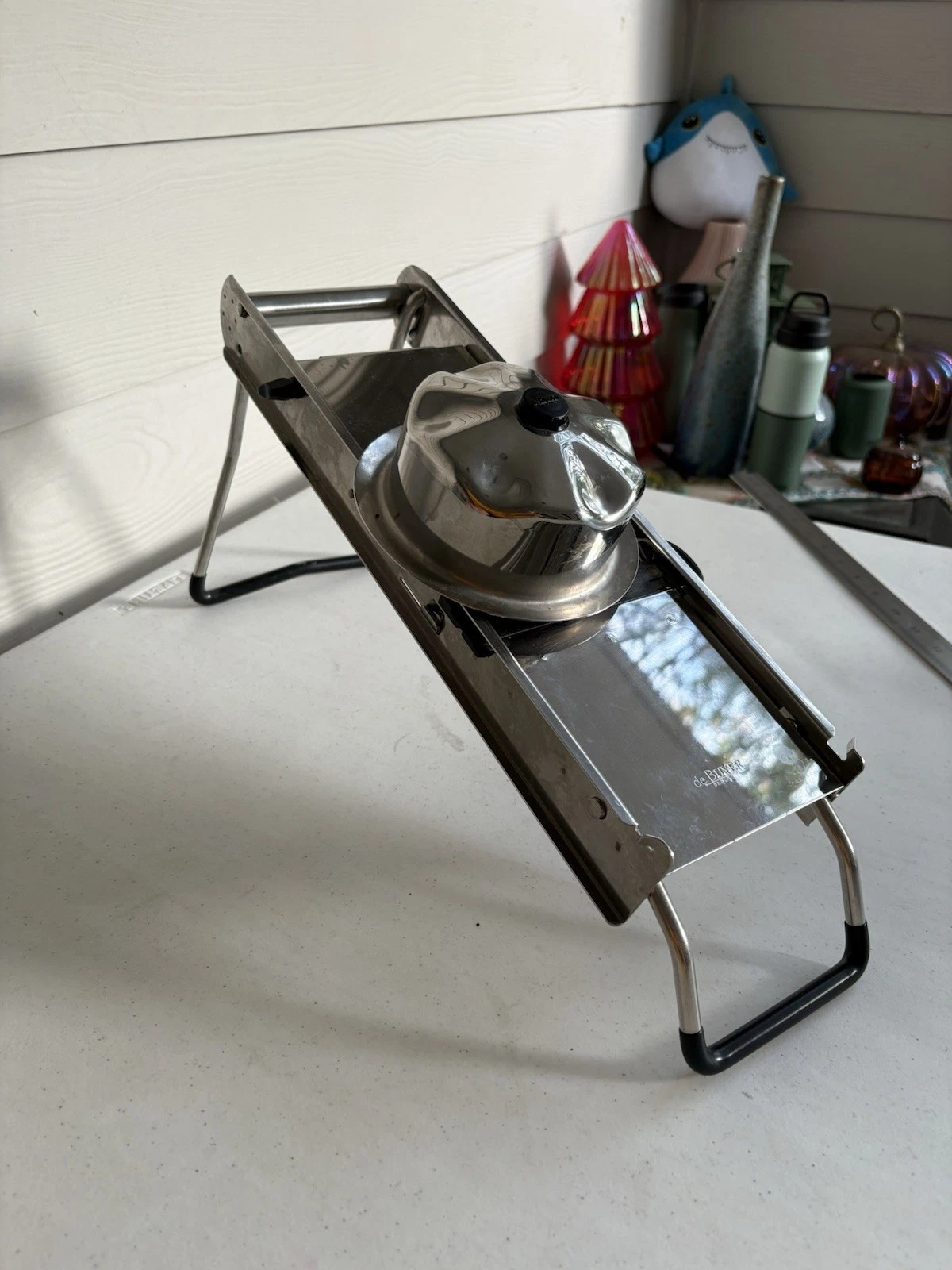 de Buyer Stainless Steel Mandoline Slicer Adjustable Vegetable Cutter