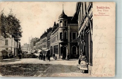 13427582 - 6680 Neunkirchen Untere Bahnhofstrasse the innocence of the country 1904