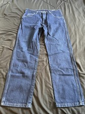Wrangler Rugged Wear Jeans Men s Size 36x32 Dark Wash Straight 5-Pocket