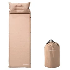 BISINNA Self Inflating Sleeping Pad Thick Foam Sleeping Mattress with Pillow ...