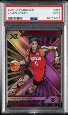 2021 PANINI CHRONICLES #381 JALEN GREEN PSA 9